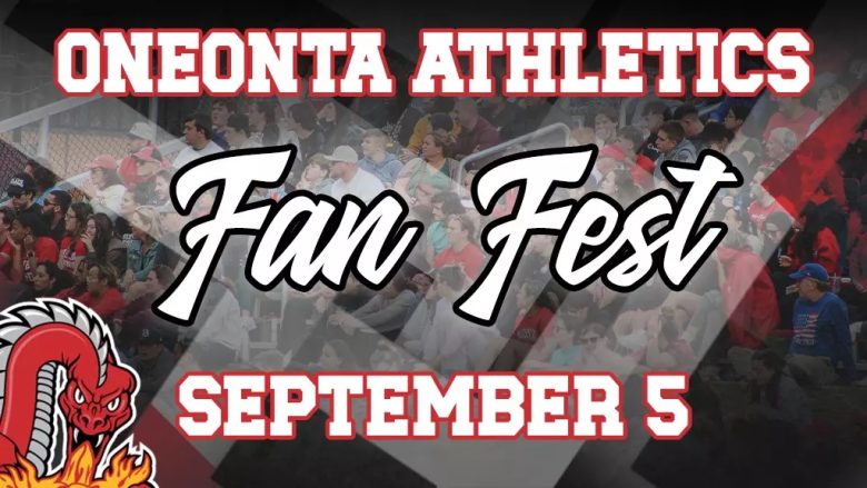 Oneonta Athletics Fan Fest graphic