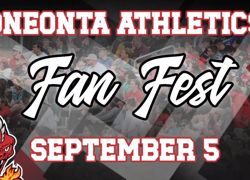 Oneonta Athletics Fan Fest graphic